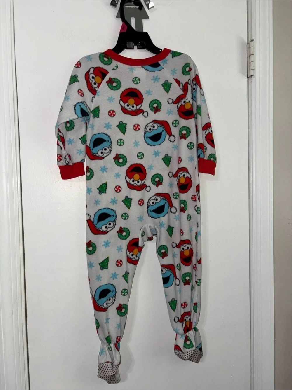 Sesame Street Elmo and Cookie Monster pajamas 3T